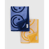 Baggu - Hand towels set of 2 - Happy Blue Marigold | Scout & Co