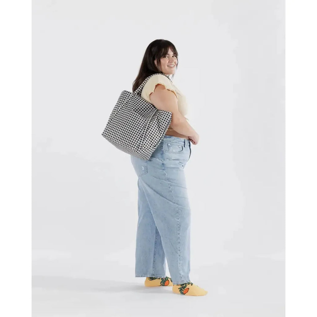 Baggu - Cloud bag - Black & White Gingham | Scout & Co