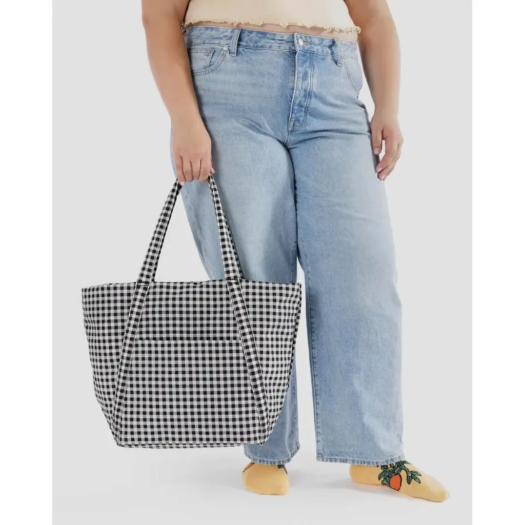 Baggu - Cloud bag - Black & White Gingham | Scout & Co