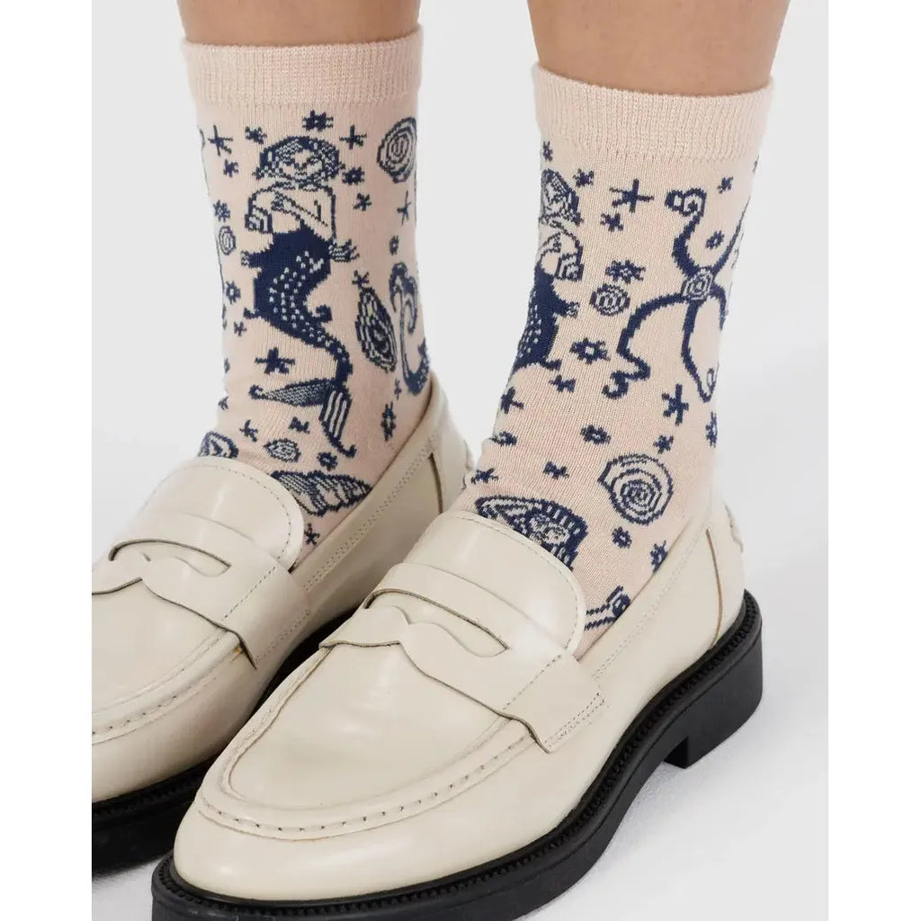 Baggu - Adult crew socks - Mermaid | Scout & Co