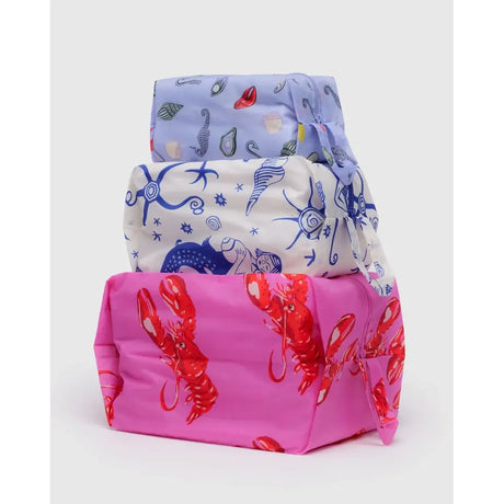 Baggu - 3D Zip Set of 3 - Sea Creatures | Scout & Co