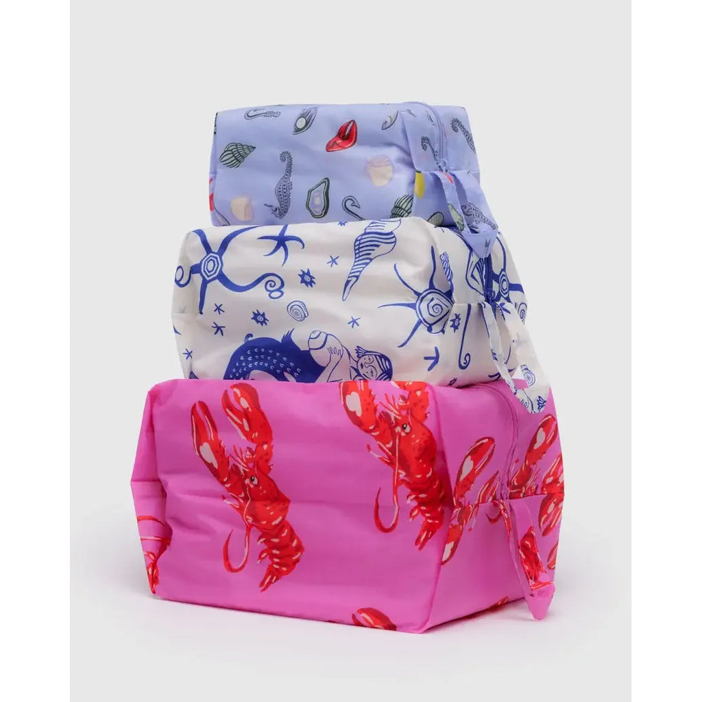 Baggu - 3D Zip Set of 3 - Sea Creatures | Scout & Co