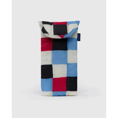 Baggu - Puffy glasses sleeve - Painted Check | Scout & Co
