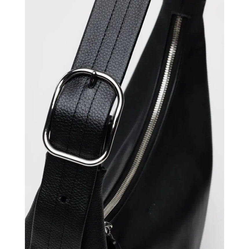 Baggu - Recycled Leather Shoulder bag - Black | Scout & Co