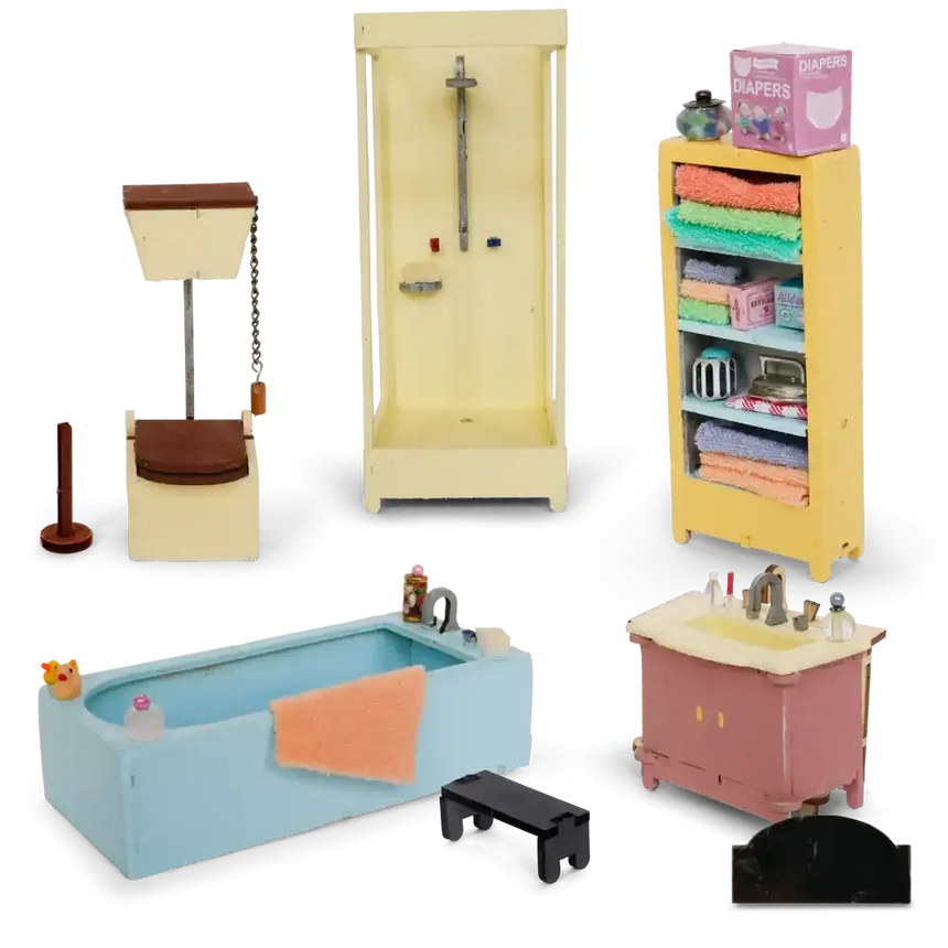 Sam & Julia: The Mouse Mansion - Furniture Kit - Bathroom | Scout & Co