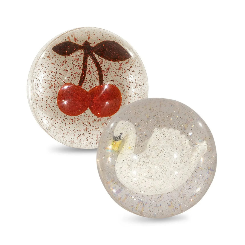 Konges Sløjd - Glitter bouncy ball - 10 designs | Scout & Co