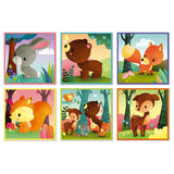 Janod - Kubkid 9 blocks puzzle - Forest Animals | Scout & Co