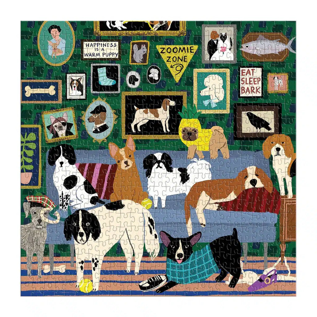 Galison - Lounge Dogs jigsaw puzzle - 500 pieces | Scout & Co