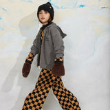 Mini Rodini - Faux-fur mittens - brown | Scout & Co