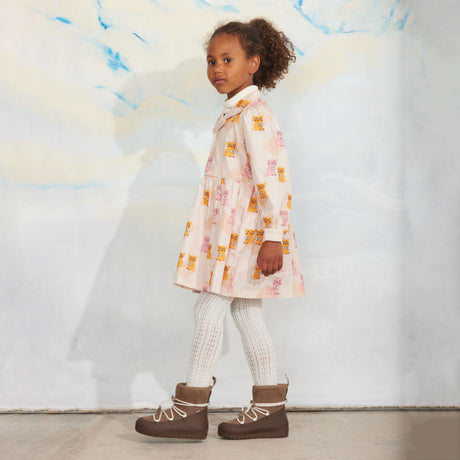 Mini Rodini - Kittens woven long-sleeved dress | Scout & Co