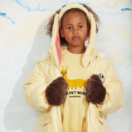 Mini Rodini - Faux-fur rabbit ear headband | Scout & Co