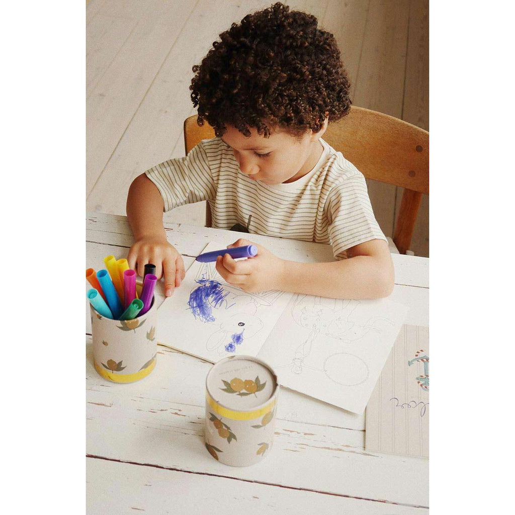 Konges Sløjd - Famo T-shirt + shorts set - Tea stripe | Scout & Co