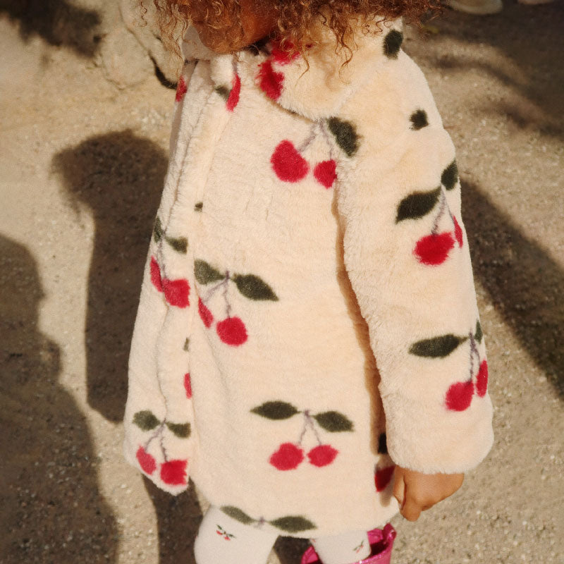 Konges Sløjd - Fuzzie coat - Ma Grande Cerise | Scout & Co