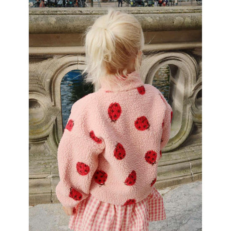 Konges Sløjd - Jody teddy jacket - Ladybug Pink | Scout & Co