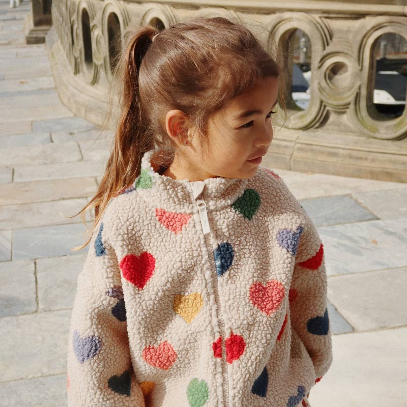 Konges Sløjd - Jody teddy jacket - Bon Coeur Coloré | Scout & Co