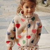 Konges Sløjd - Jody teddy jacket - Bon Coeur Coloré | Scout & Co