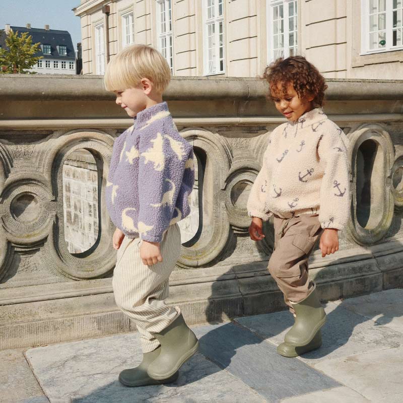 Konges Sløjd - Jody teddy jacket - Dino Mist | Scout & Co