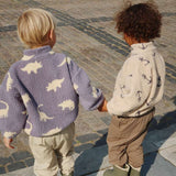 Konges Sløjd - Jody teddy jacket - Dino Mist | Scout & Co