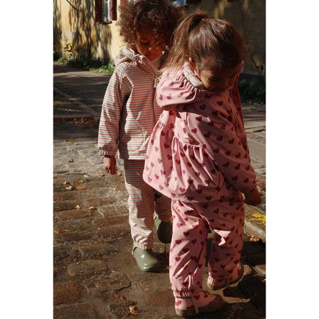Konges Sløjd - Rainy Palme girl rain set - Amour Pink | Scout & Co
