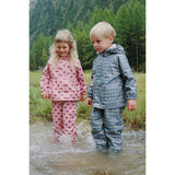 Konges Sløjd - Rainy Palme rain set - Laurel Blue Check | Scout & Co