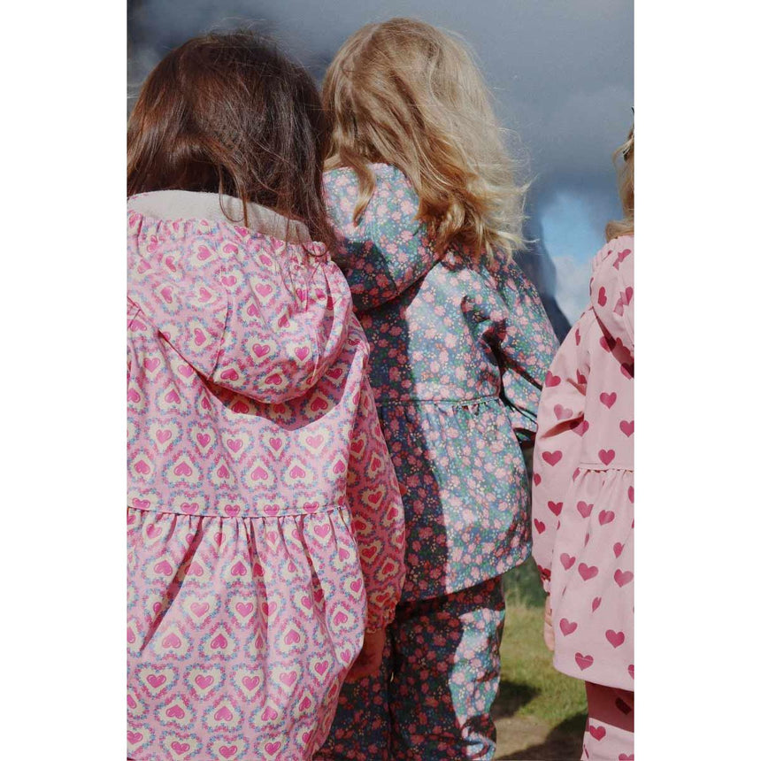 Konges Sløjd - Rainy Palme girl rain set - Felice Rose | Scout & Co