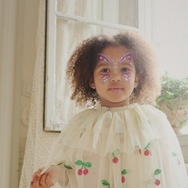 Konges Sløjd - Butterfly face jewels - Purple Rain | Scout & Co
