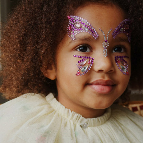 Konges Sløjd - Butterfly face jewels - Purple Rain | Scout & Co