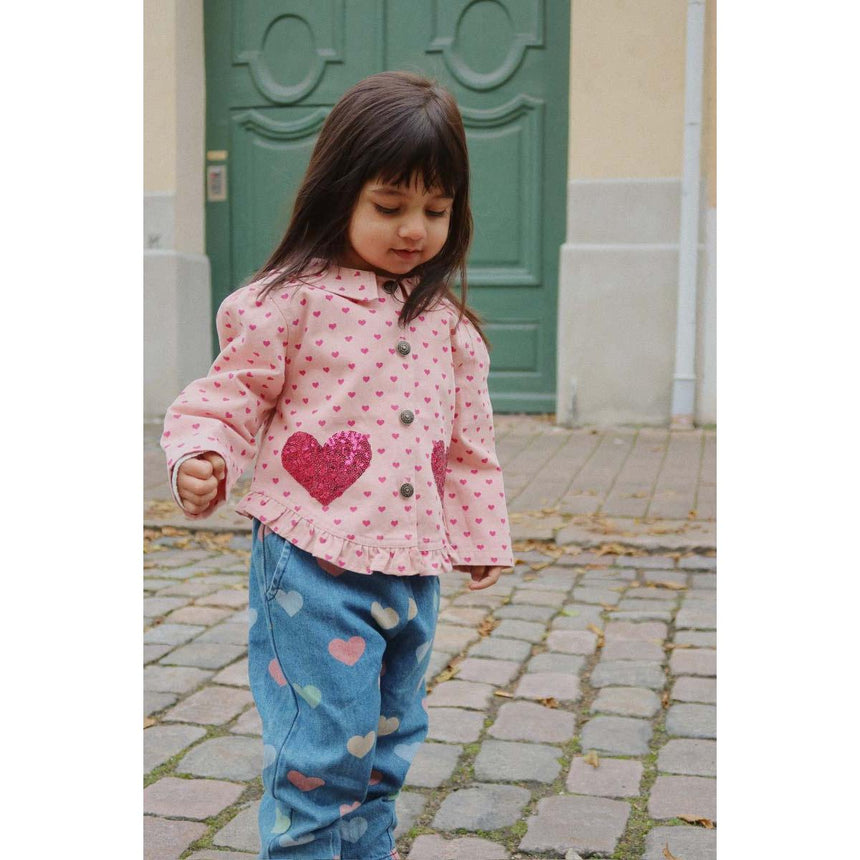 Konges Sløjd - Magot denim frill pants - Bon Coeur Coloré | Scout & Co