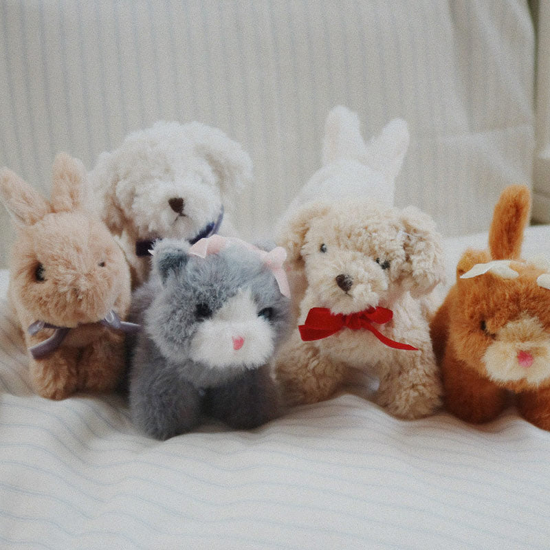 Konges Sløjd - Baby animal soft toy - White puppy | Scout & Co