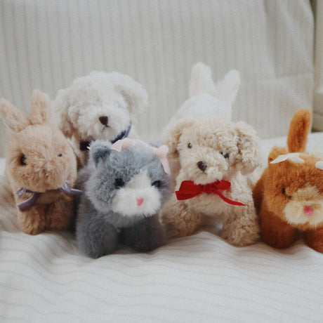 Konges Sløjd - Baby animal soft toy - Grey kitten