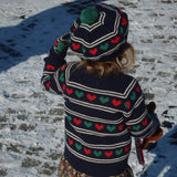 Konges Sløjd - Belou knit cardigan - Heart | Scout & Co