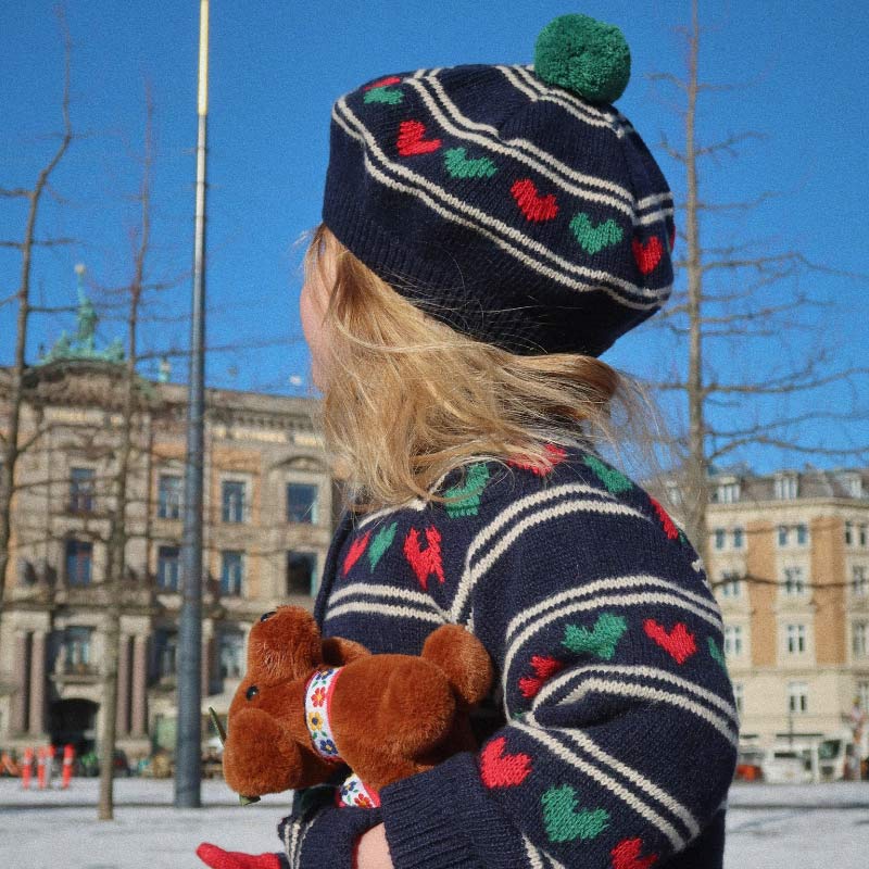 Konges Sløjd - Belou knit cardigan - Heart | Scout & Co