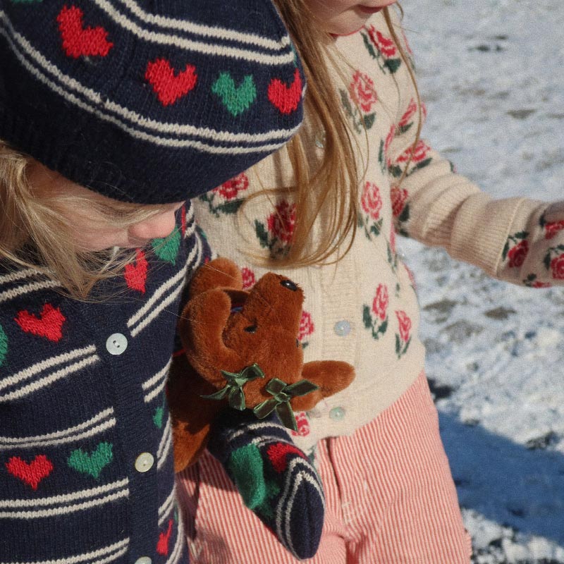 Konges Sløjd - Belou knit cardigan - Heart | Scout & Co