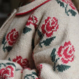 Konges Sløjd - Belou knit collar cardigan - Rose | Scout & Co
