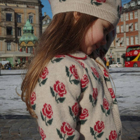 Konges Sløjd - Belou knit collar cardigan - Rose | Scout & Co