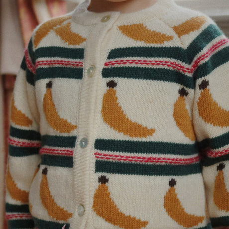 Konges Sløjd - Billi knit cardigan - Banana | Scout & Co