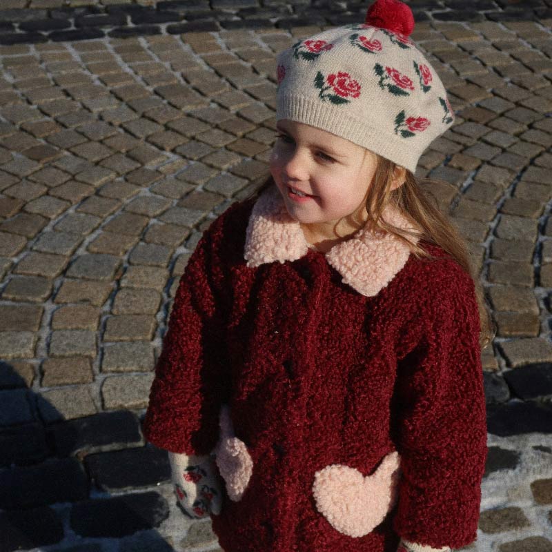 Konges Sløjd - Belou knit beret - Rose | Scout & Co