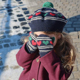 Konges Sløjd - Belou knit beret - Hearts | Scout & Co