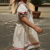 Konges Sløjd - Allie sailor dress - Eggnog | Scout & Co