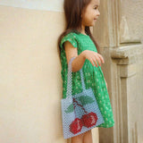 Konges Sløjd - Perla beaded bag - Cherry Blue | Scout & Co