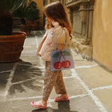 Konges Sløjd - Perla beaded bag - Cherry Blue | Scout & Co