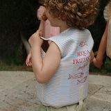 Konges Sløjd - Ellis float vest - Stripe Bluie | Scout & Co