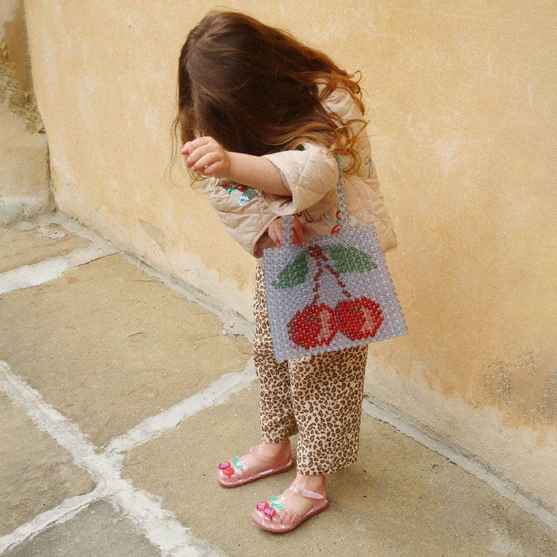 Konges Sløjd - Perla beaded bag - Cherry Blue | Scout & Co