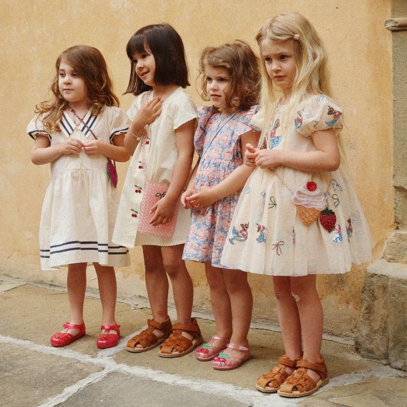 Konges Sløjd - Allie sailor dress - Eggnog | Scout & Co