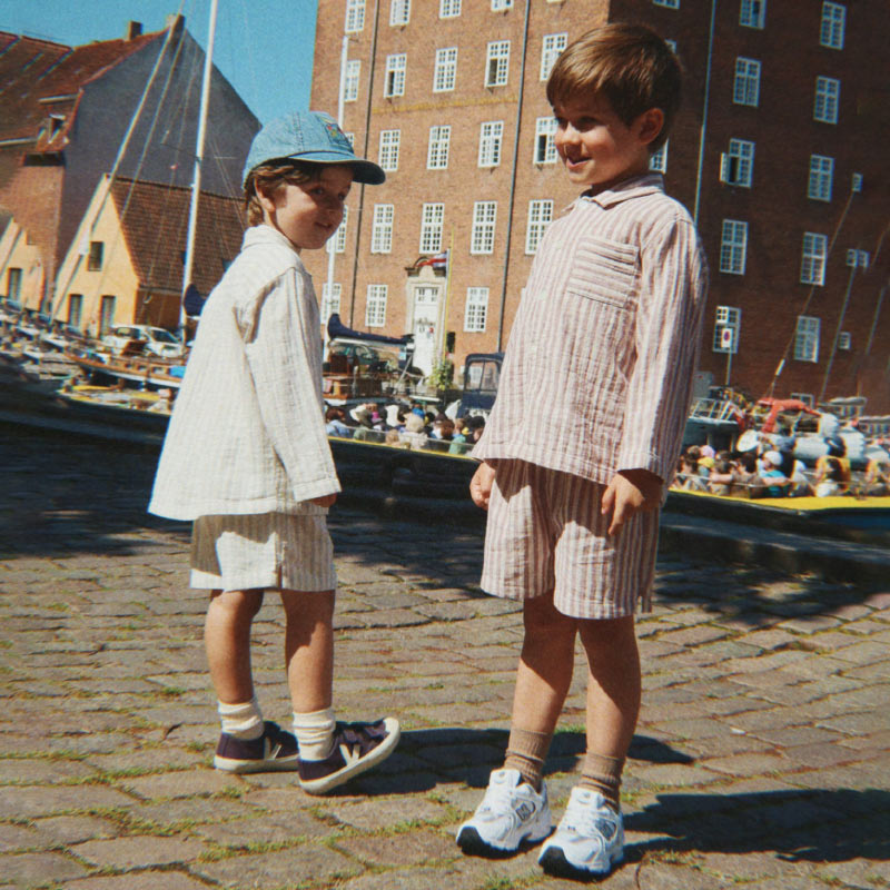 Konges Sløjd - Ely shorts - Red stripe | Scout & Co