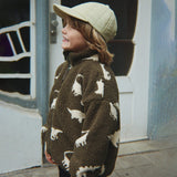 Konges Sløjd - Jody teddy jacket - Dino Silhouette | Scout & Co