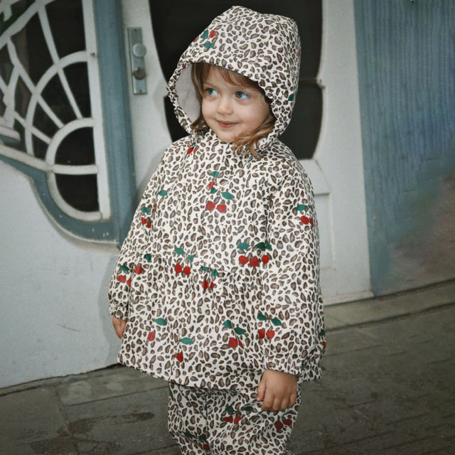 Konges Sløjd - Rainy Palme girl rain set - Leo Cerise | Scout & Co
