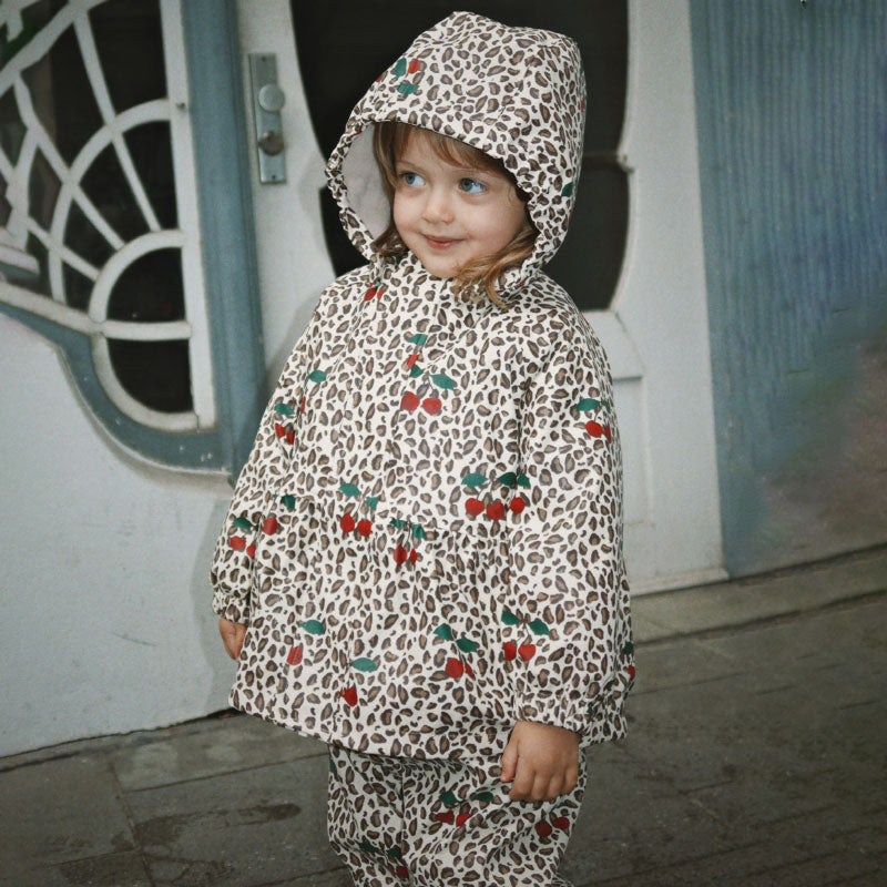 Konges Sløjd - Rainy Palme girl rain set - Leo Cerise | Scout & Co