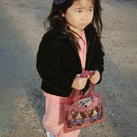 Konges Sløjd - Kitty Perla beaded bag - Mellow Rose | Scout & Co