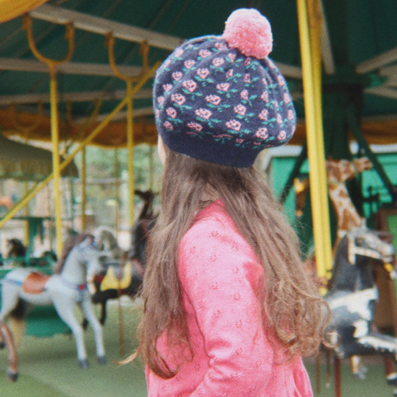 Konges Sløjd - Belou knit beret - Rose